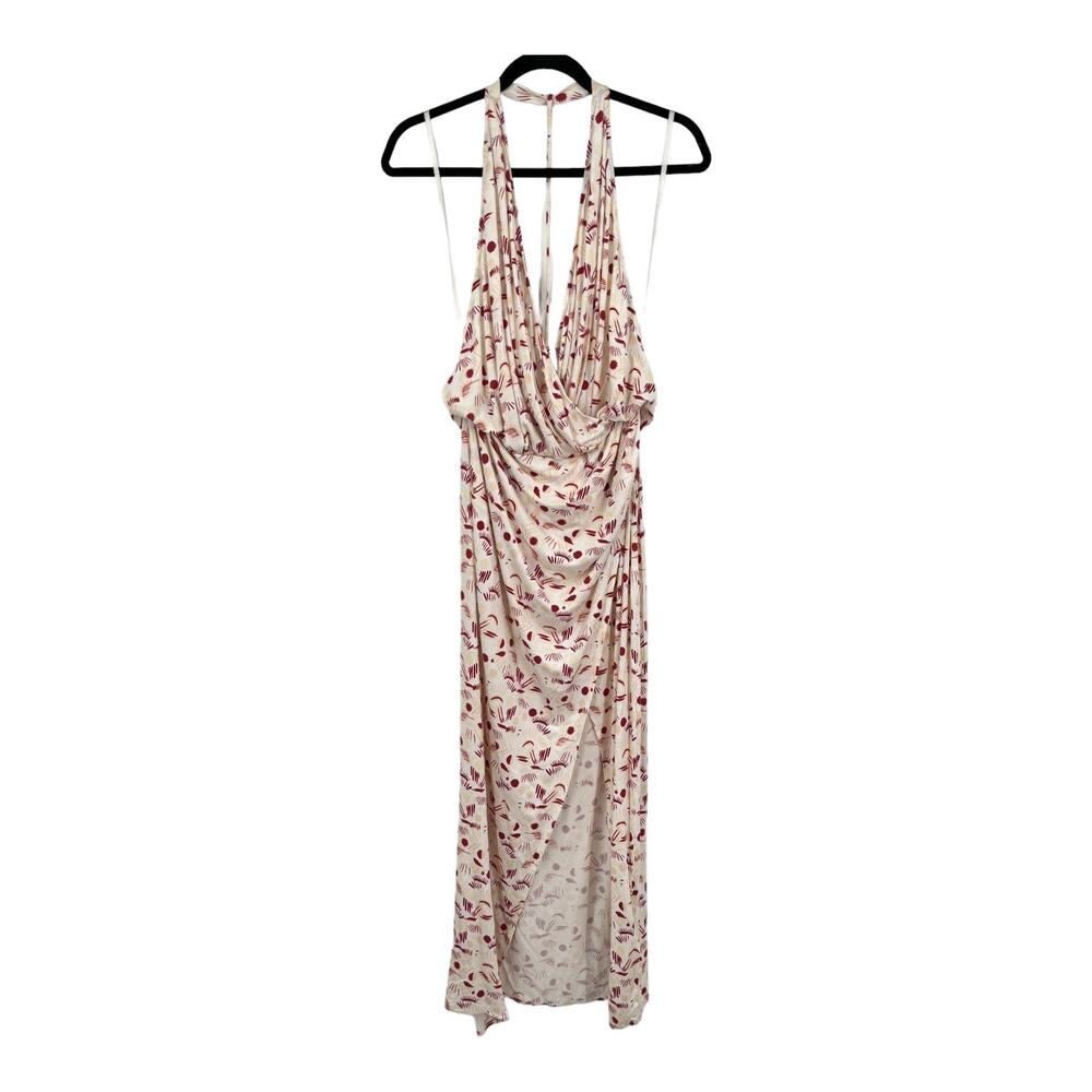 Free People Dress Daria Floral print halter maxi size Medium M - Picture 2 of 9